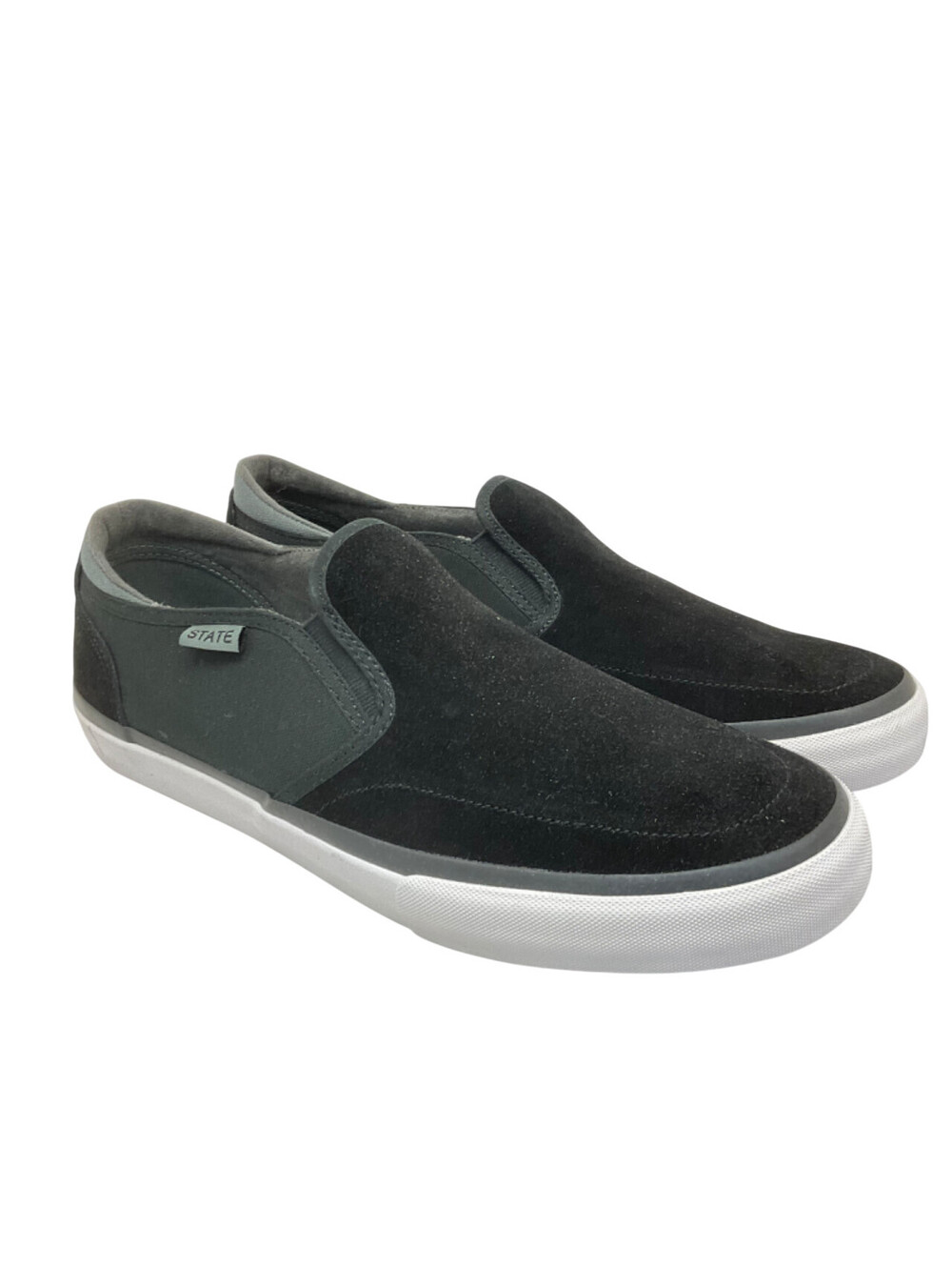 State Men's Low-Cut Keys Skate Sneakers FTWST10701 Black Size 10M